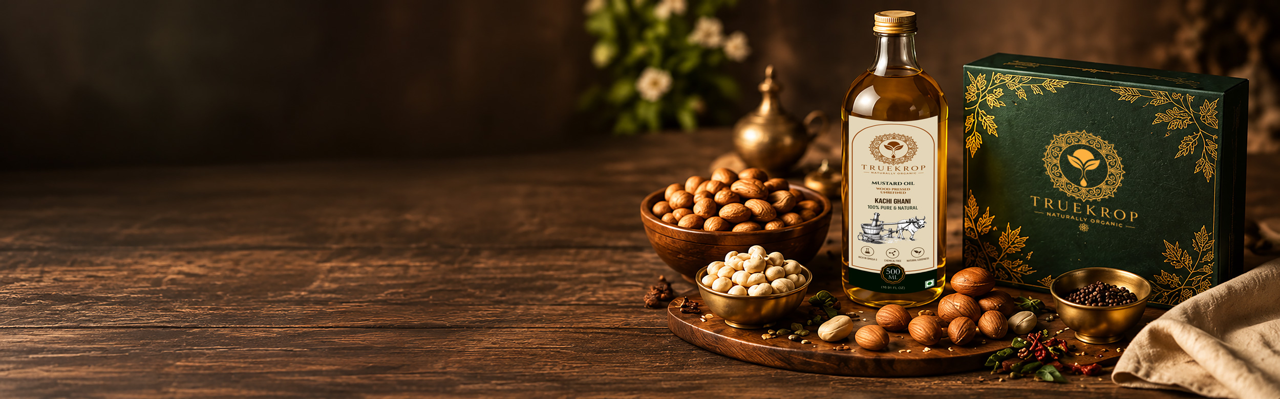 Every Drop. Every Nut. Every Spice.